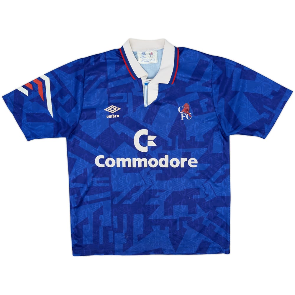 1991-93 Chelsea Home Shirt - 6/10 - (S)
