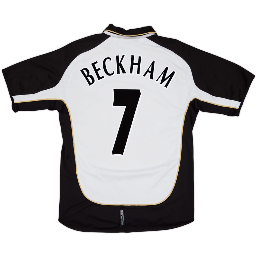 2001-02 Manchester United Centenary Away/Third Shirt Beckham #7 - 6/10 - (L)