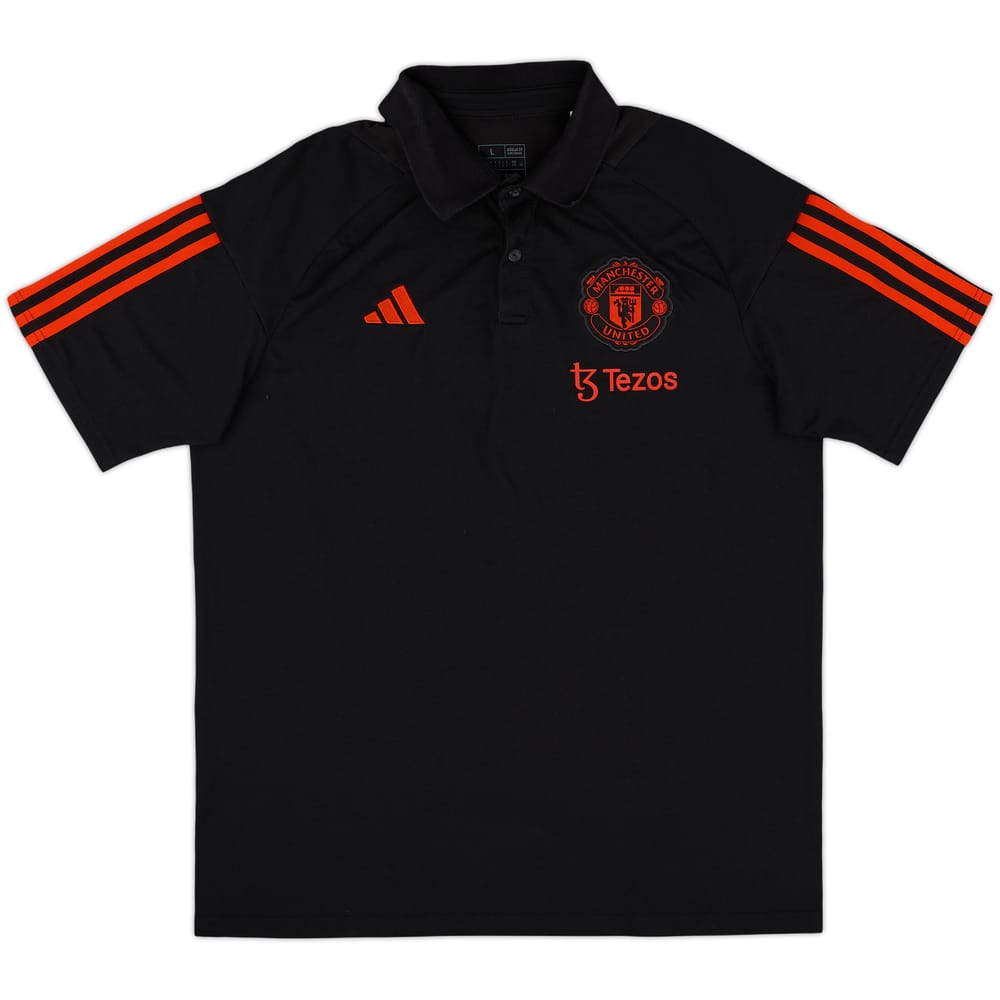 2023-24 Manchester United adidas Polo Shirt - 9/10 - (L)
