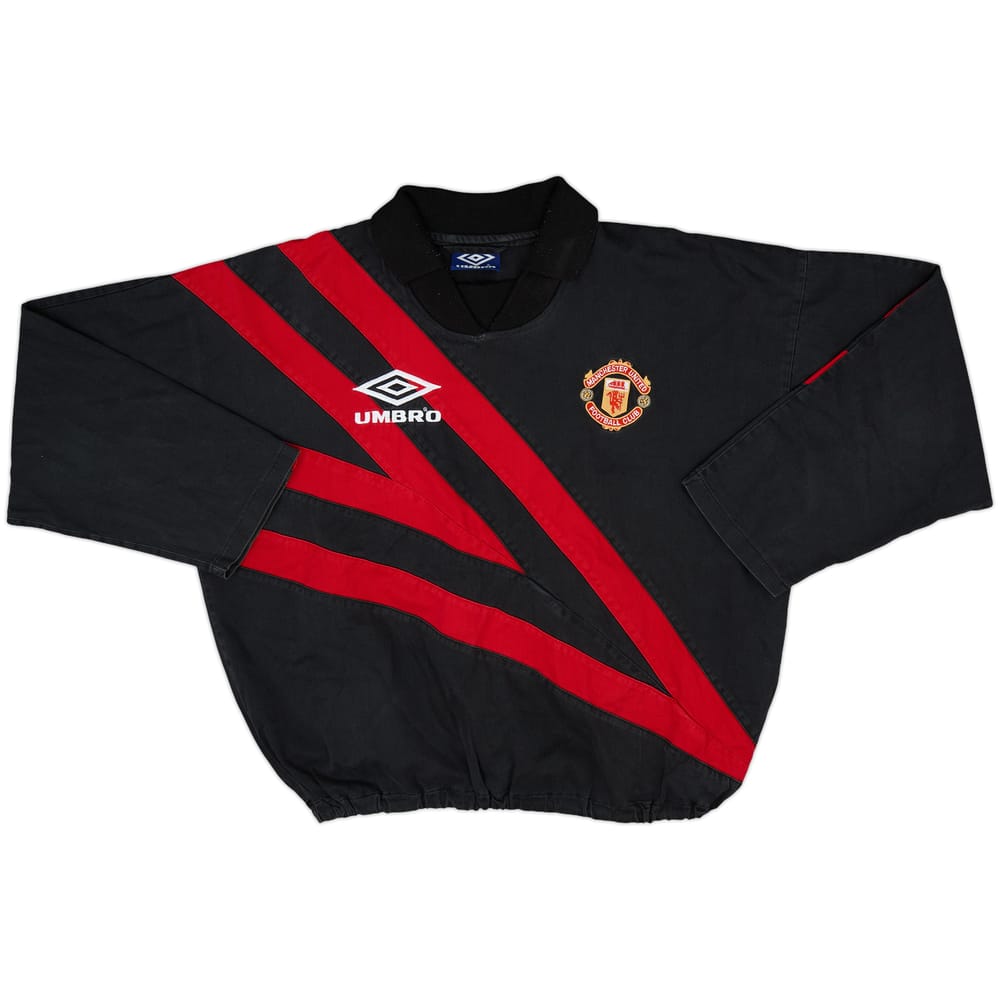 1994-95 Manchester United Umbro Drill Top - 8/10 - (XL)