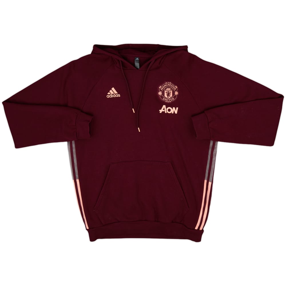 2020-21 Manchester United adidas Hooded Top - 10/10 - (L)