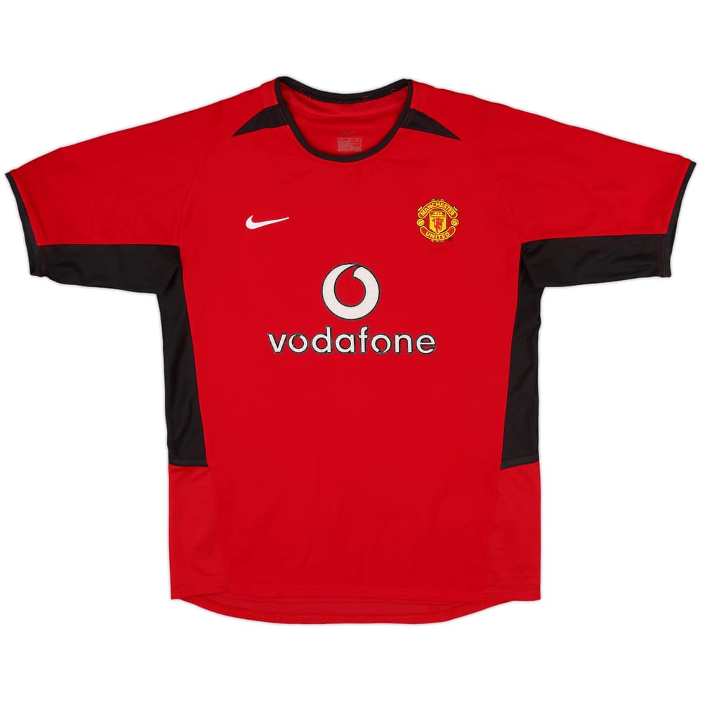 2002-04 Manchester United Home Shirt - 7/10 - (L.Boys)