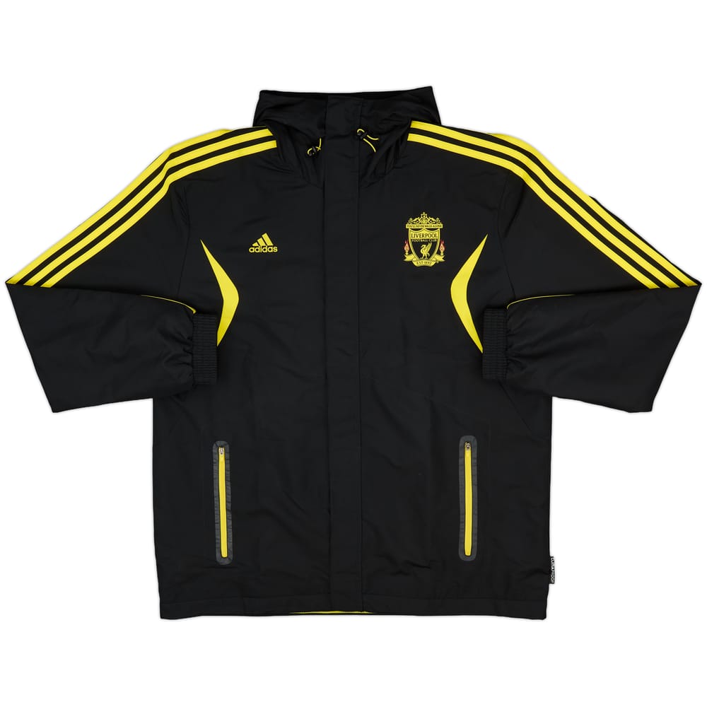2010-11 Liverpool adidas Hooded Rain Jacket - 10/10 - (L/XL)