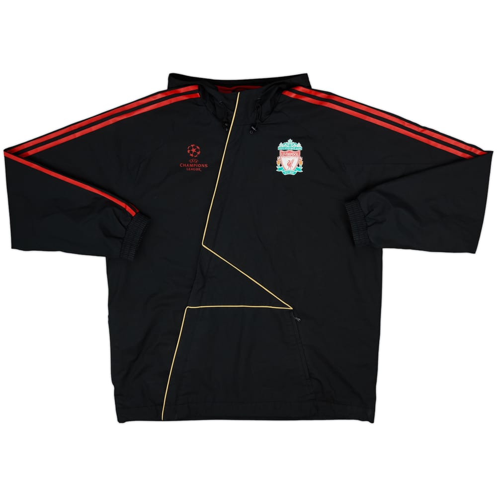 2009-10 Liverpool adidas Hooded Track Jacket - 8/10 - (XL)