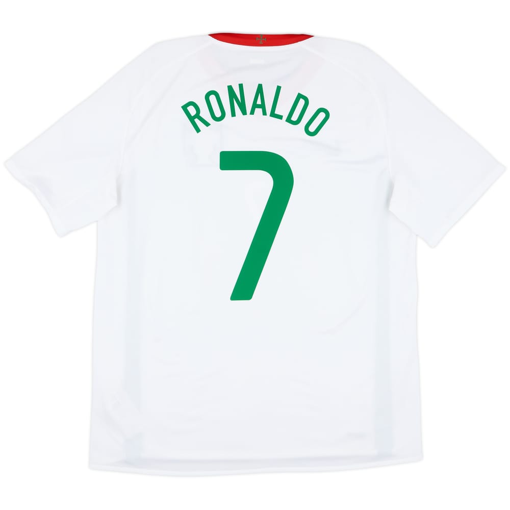 2008-10 Portugal Away Shirt Ronaldo #7 - 8/10 - (L)