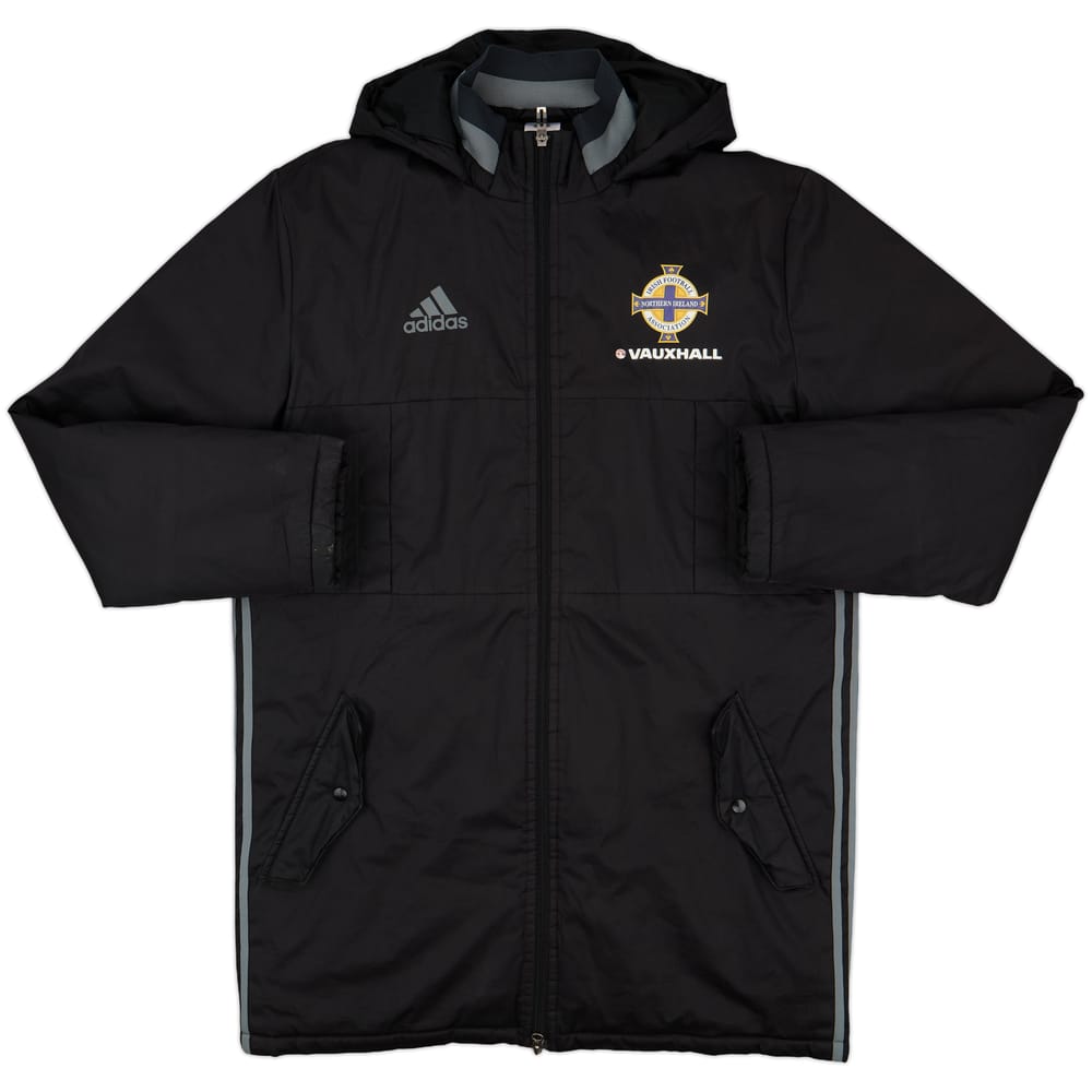 2016-18 Northern Ireland adidas Padded Bench Coat - 9/10 - (M)