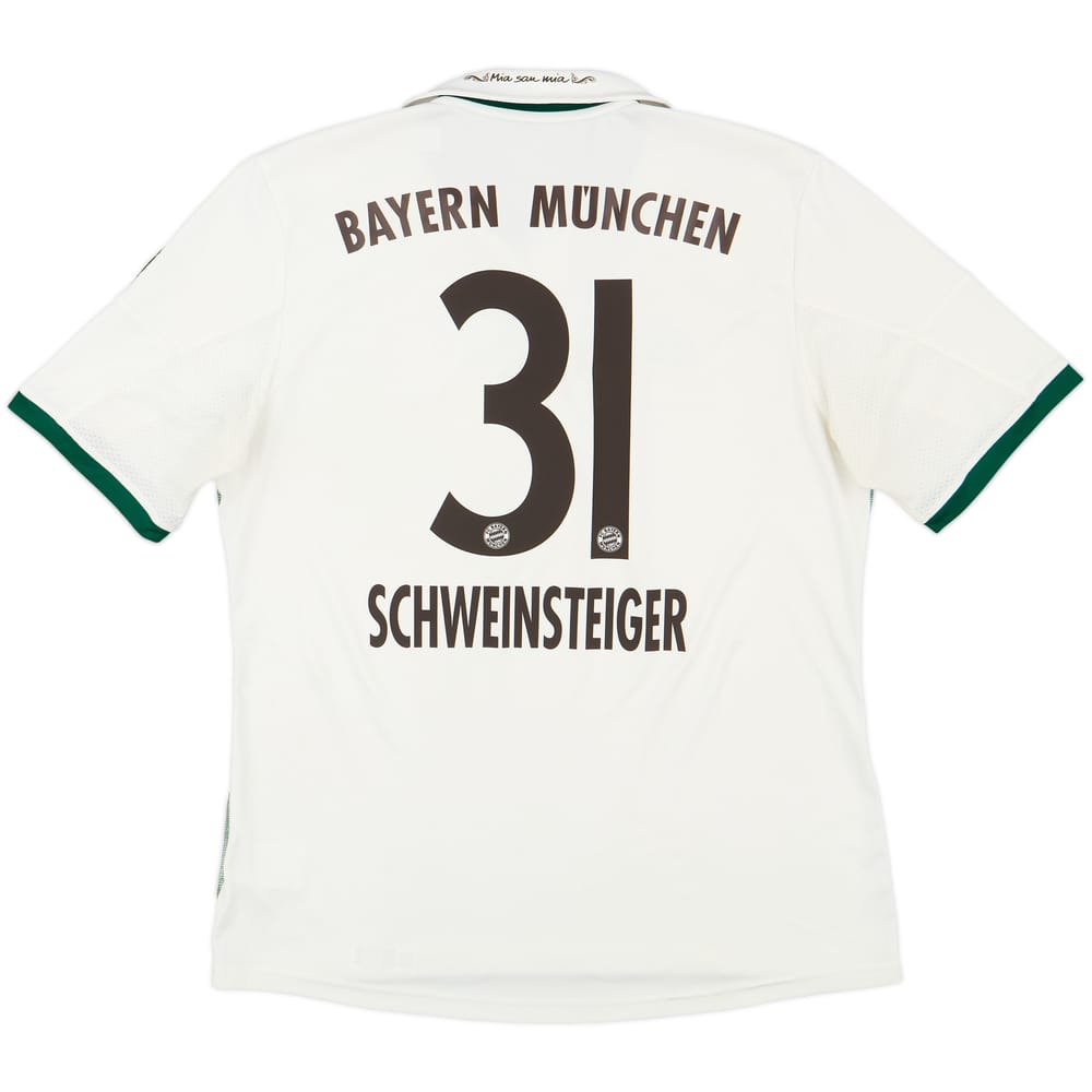2013-14 Bayern Munich Away Shirt Schweinsteiger #31 - 6/10 - (L)