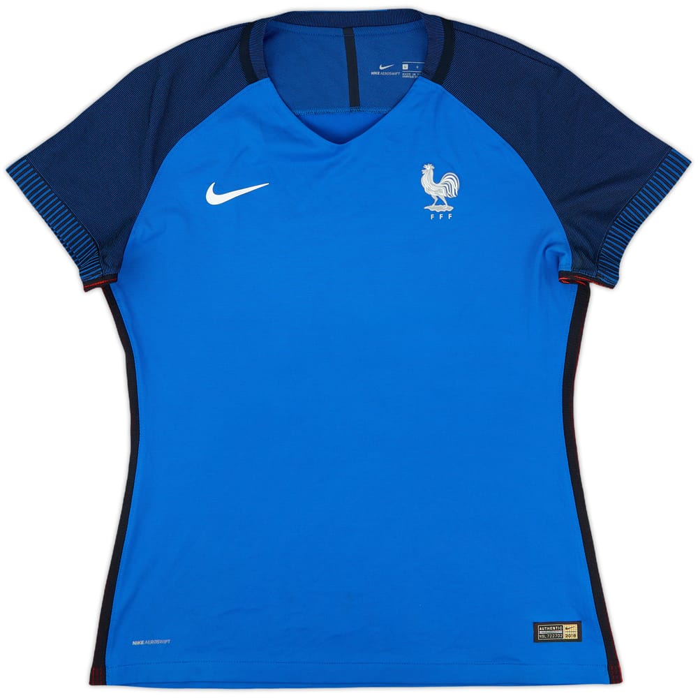 2016-17 France Women's Player Issue Home Shirt - 8/10 - (Women's L)
