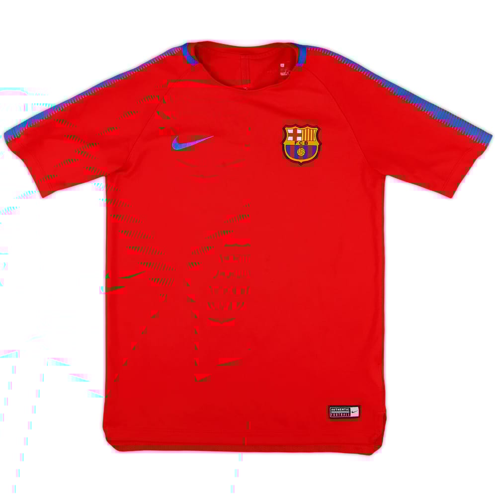 2017-18 Barcelona Nike Training Shirt - 9/10 - (L.Boys)