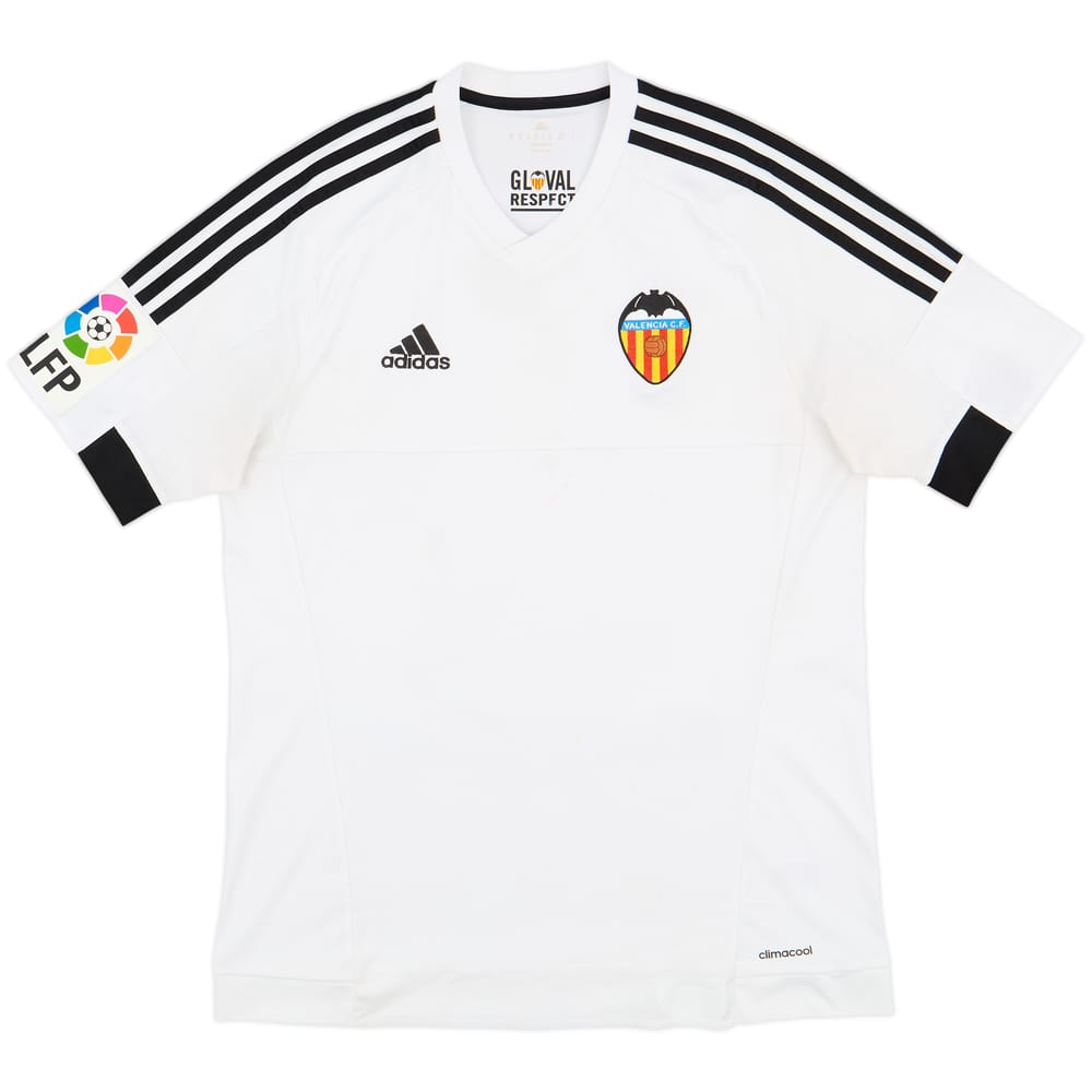 2015-16 Valencia Home Shirt - 6/10 - (M)