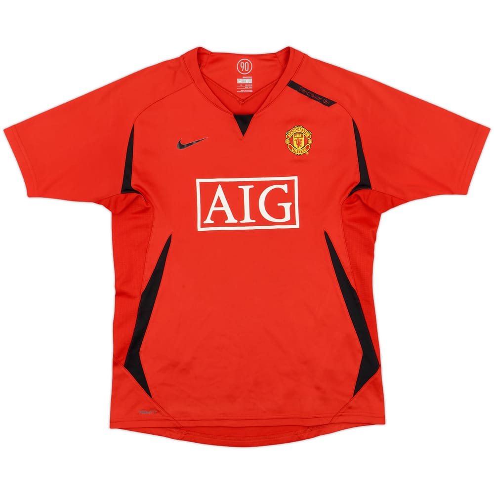 2007-08 Manchester United Nike Training Shirt - 7/10 - (XL.Boys)
