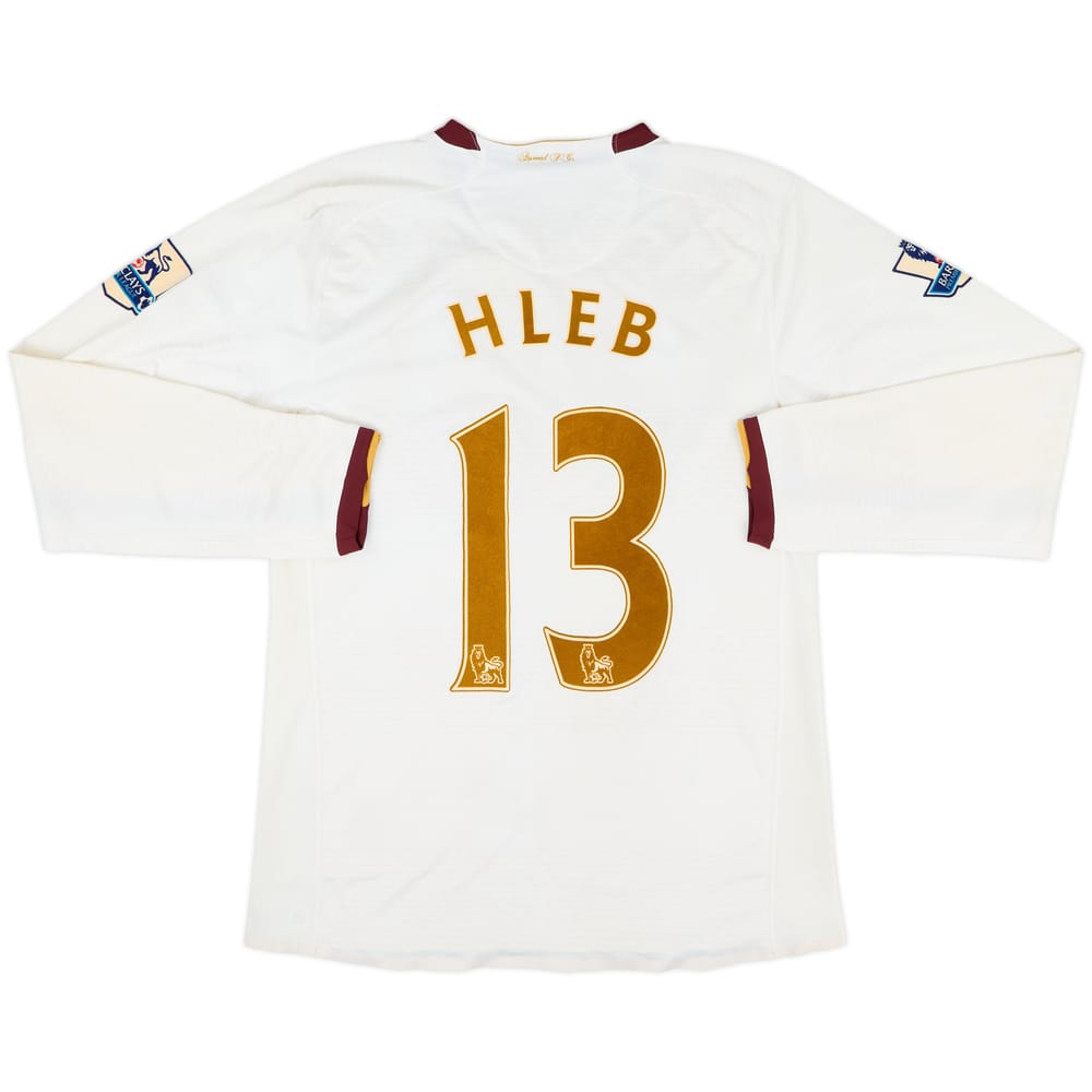 2007-08 Arsenal Player Issue Away L/S Shirt Hleb #13 - 7/10 - (L)