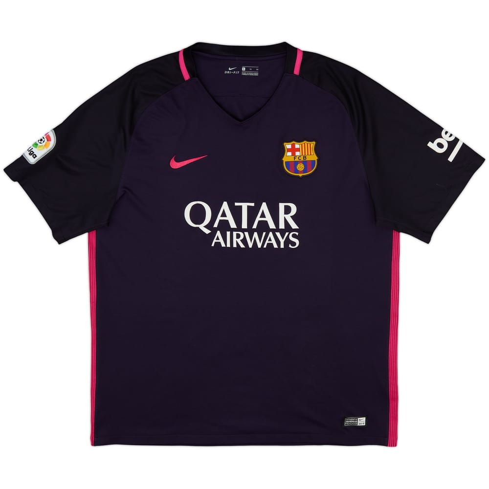 2016-17 Barcelona Away Shirt - 5/10 - (XL)