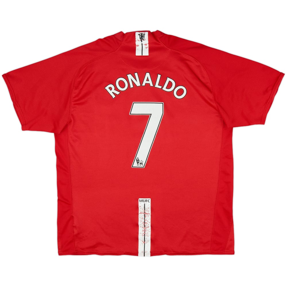 2007-09 Manchester United Home Shirt Ronaldo #7 - 6/10 - (XL)