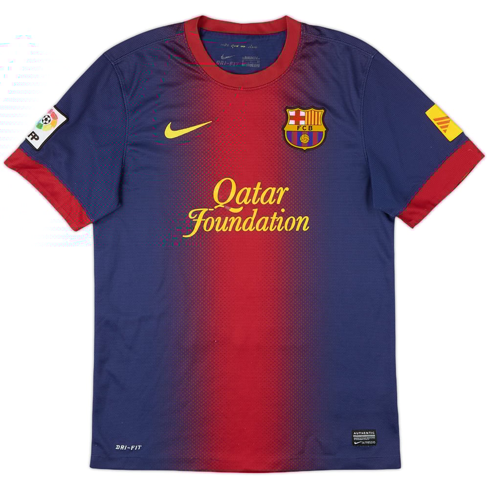 2012-13 Barcelona Home Shirt - 4/10 - (S)