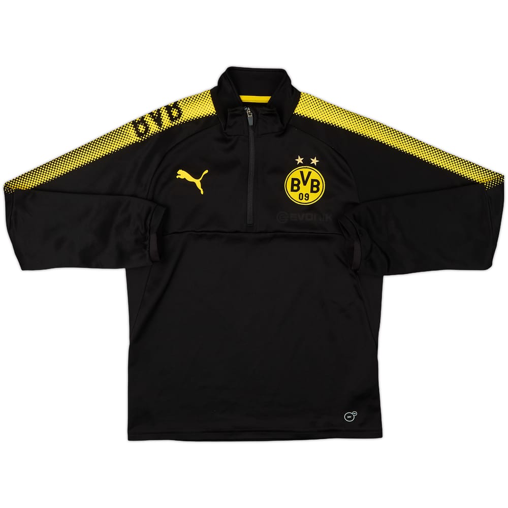 2017-18 Borussia Dortmund Puma 1/4 Zip Drill Top - 7/10 - (XL.Boys)