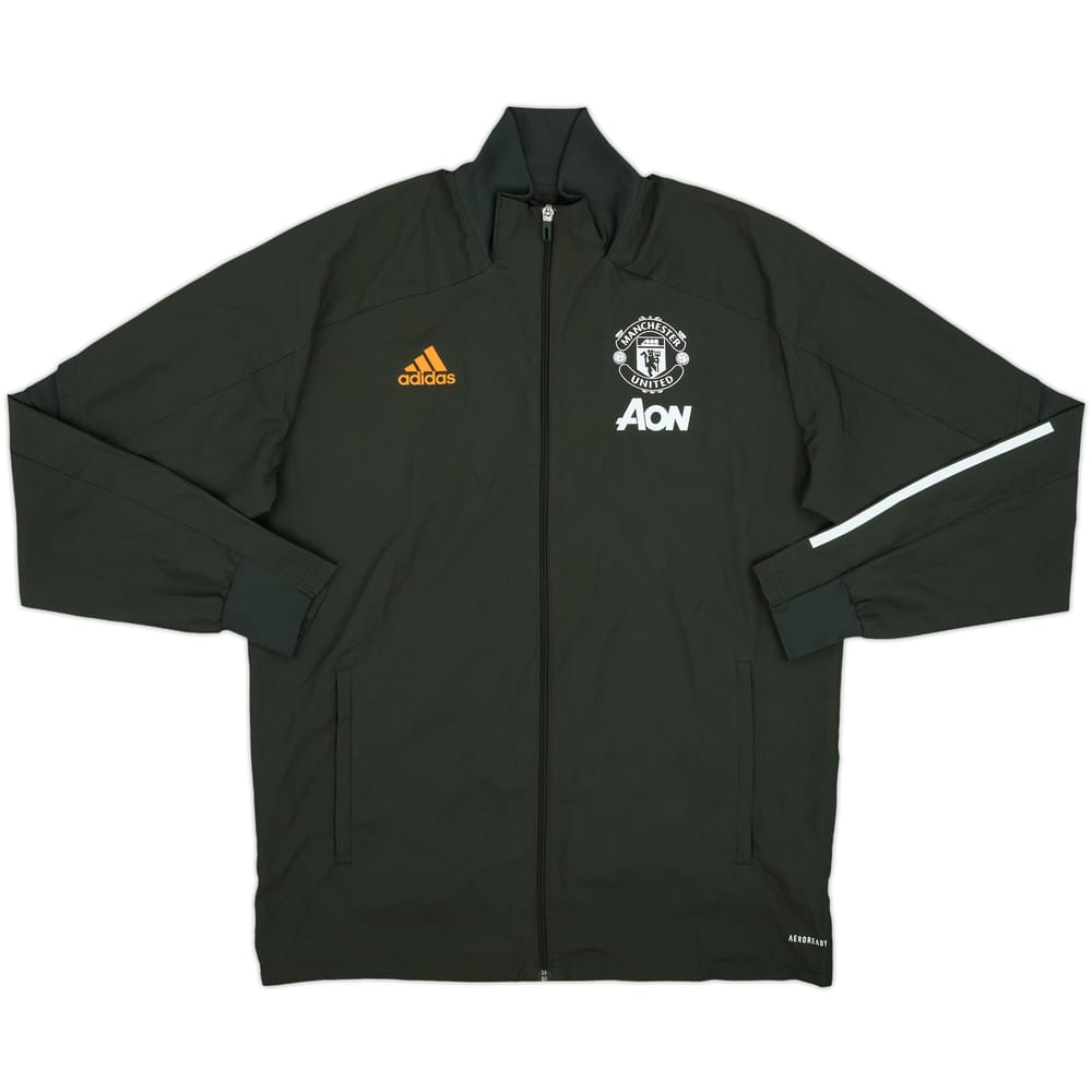 2020-21 Manchester United adidas Track Jacket - 8/10 - (L)