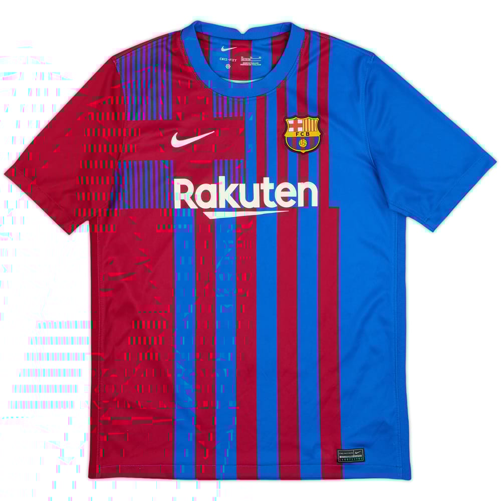 2021-22 Barcelona Home Shirt - 10/10 - (XL.Boys)