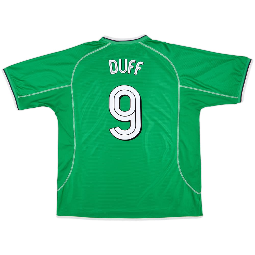 2002-03 Ireland Home Shirt Duff #9 - 8/10 - (XXL)