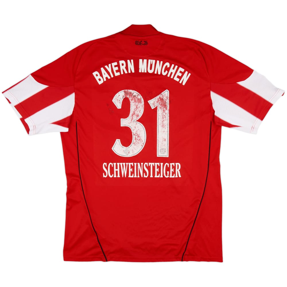 2010-11 Bayern Munich Home Shirt Schweinsteiger #31 - 4/10 - (L)