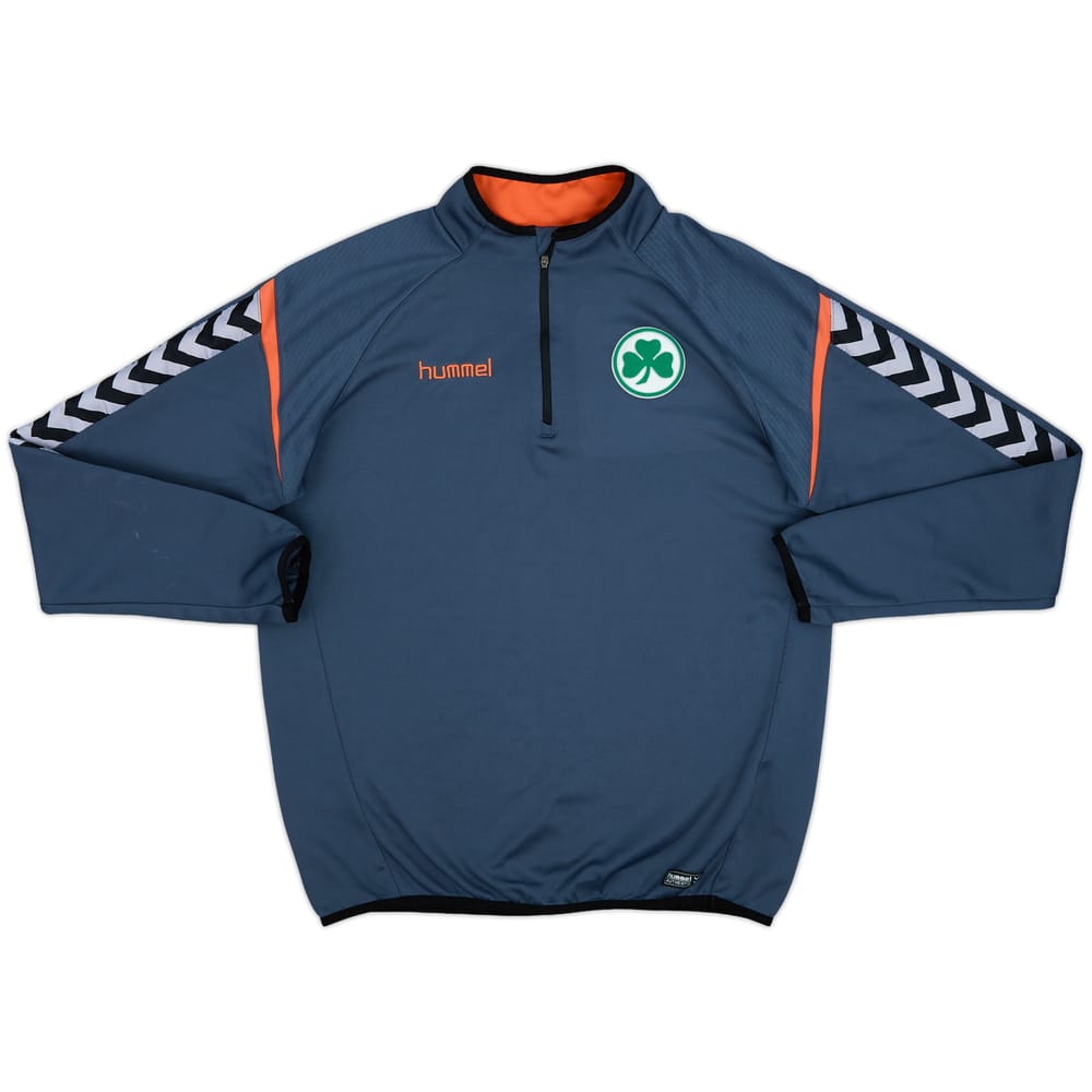 2018-19 Greuther Furth Hummel 1/4 Zip Drill Top - 7/10 - (L)