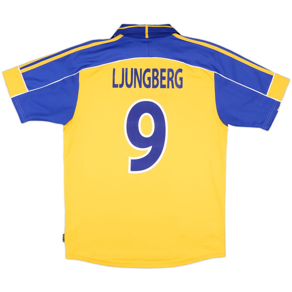 2000-02 Sweden Home Shirt Ljungberg #9 - 8/10 - (M)