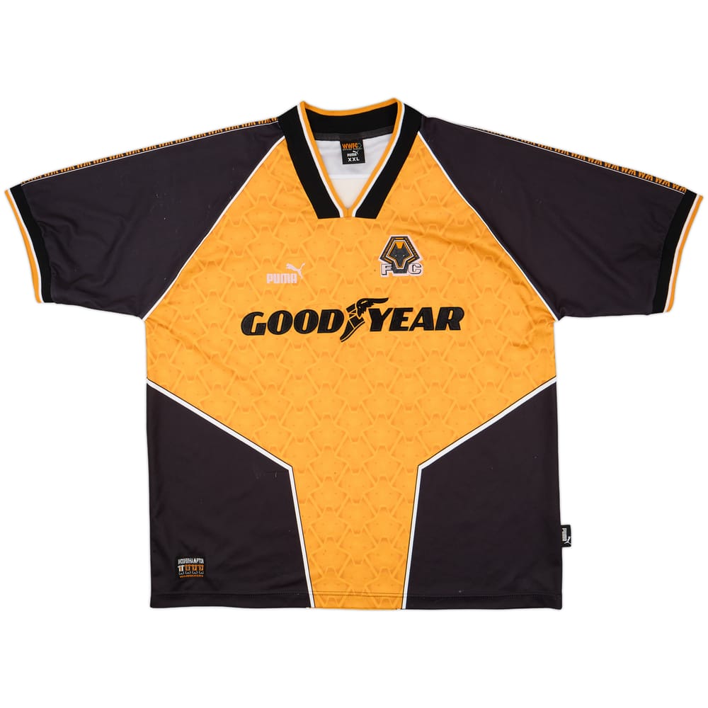 1996-98 Wolves Home Shirt - 6/10 - (XXL)