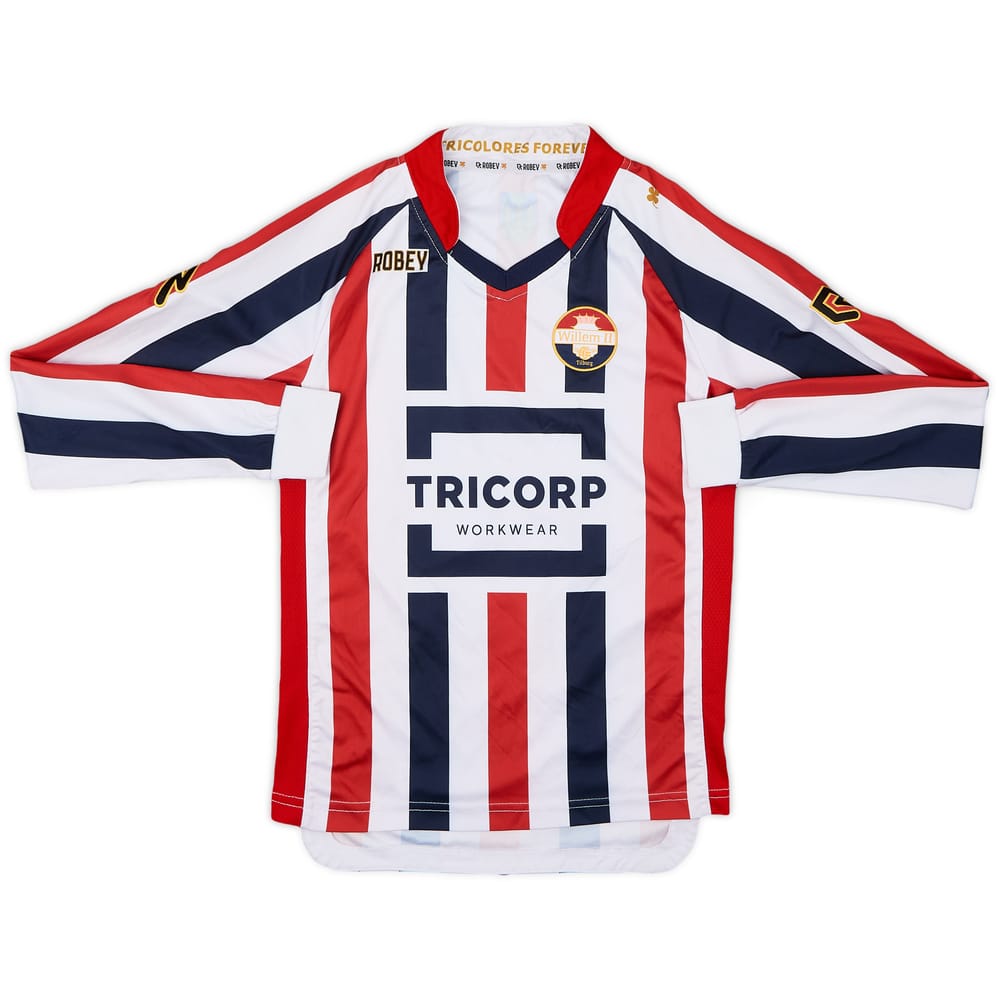 2014-15 Willem II Home L/S Shirt #2 - 8/10 - (S.Boys)
