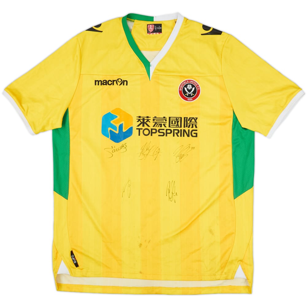 2013-14 Sheffield United Signed Away Shirt - 5/10 - (L)