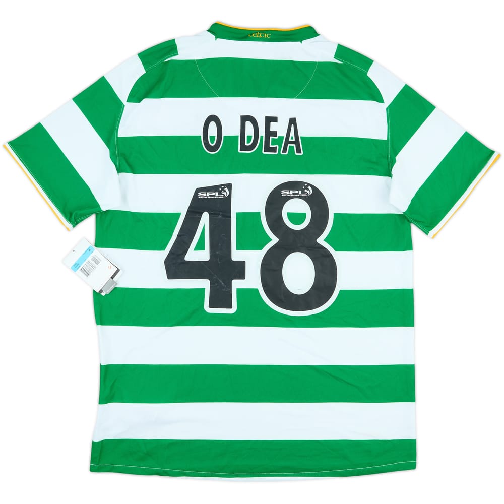 2008-10 Celtic Home Shirt O Dea #48 (M)