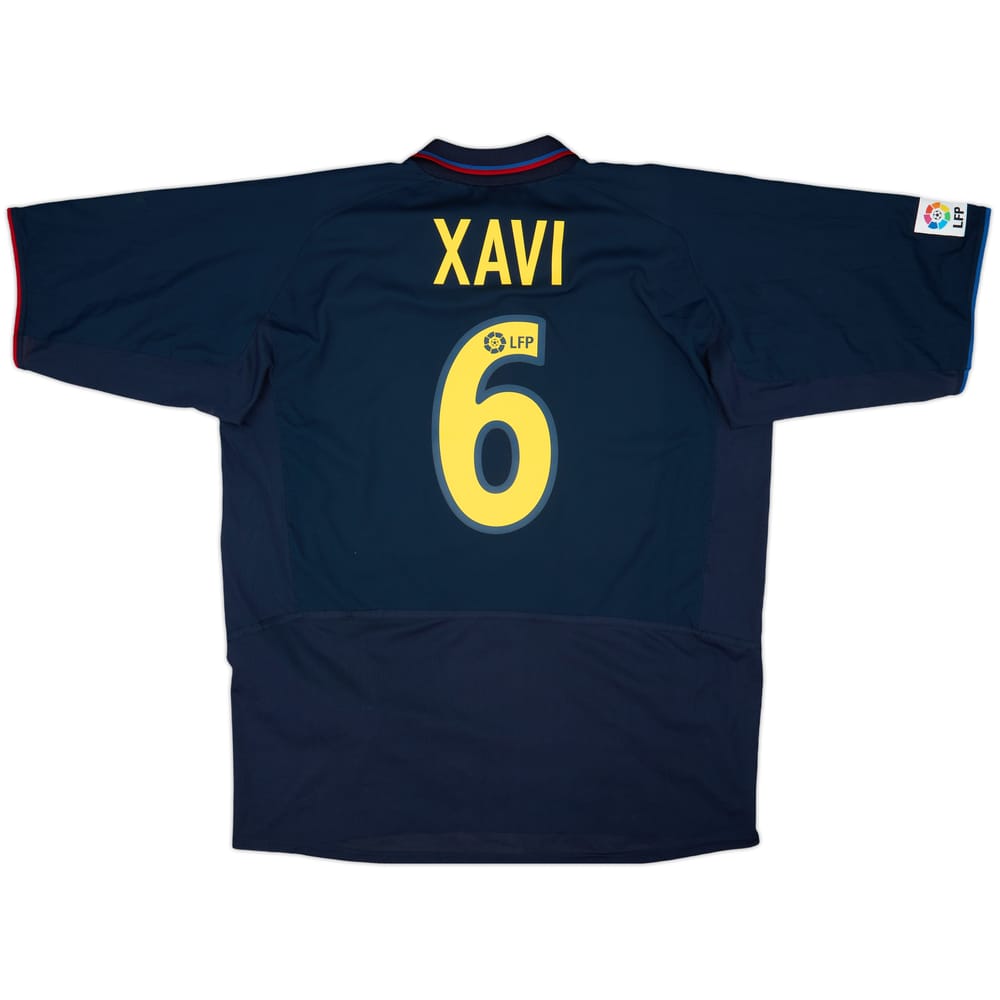 2002-03 Barcelona Player Issue Away Shirt Xavi #6 - 8/10 - (XXL)