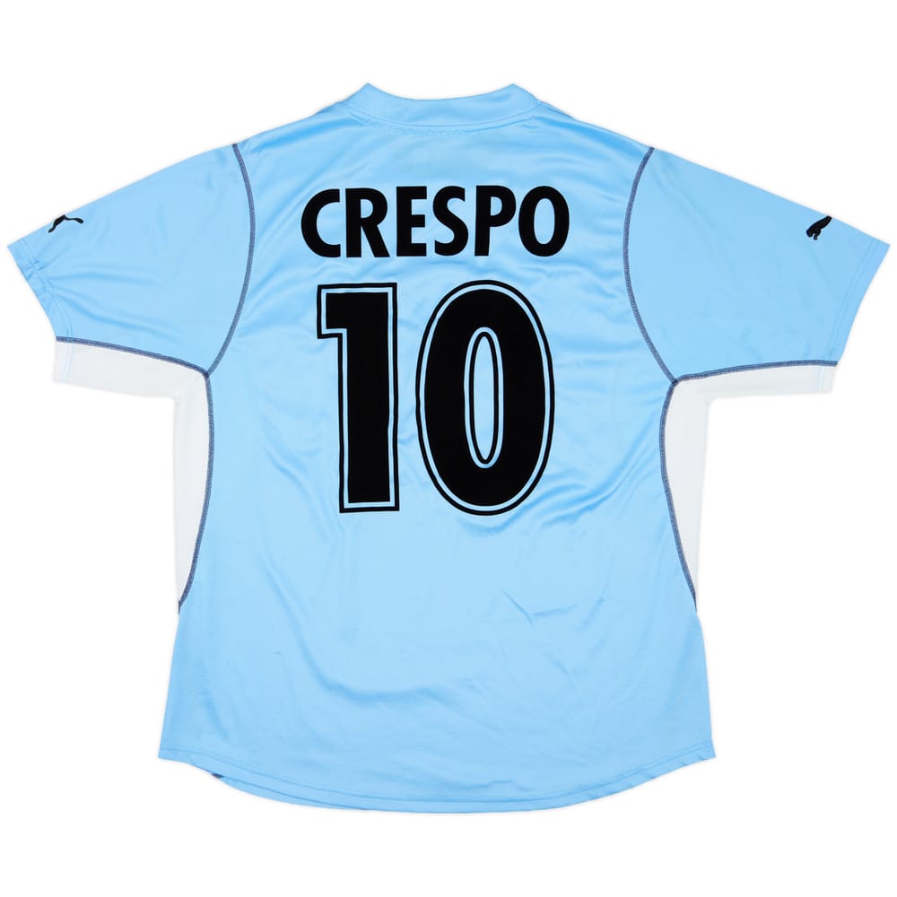 2001-02 Lazio Home Shirt Crespo #10 - 7/10 - (XXL)