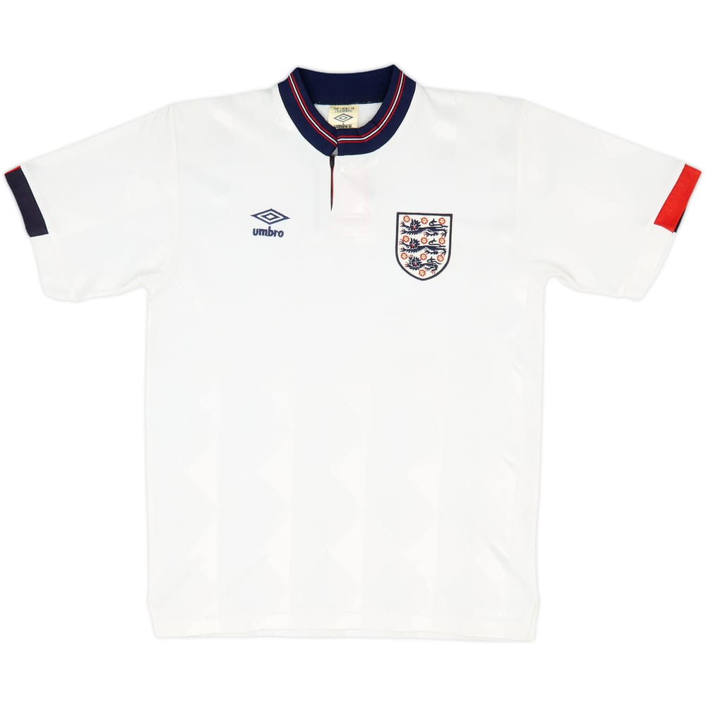 1987-90 England Home Shirt - 8/10 - (L)