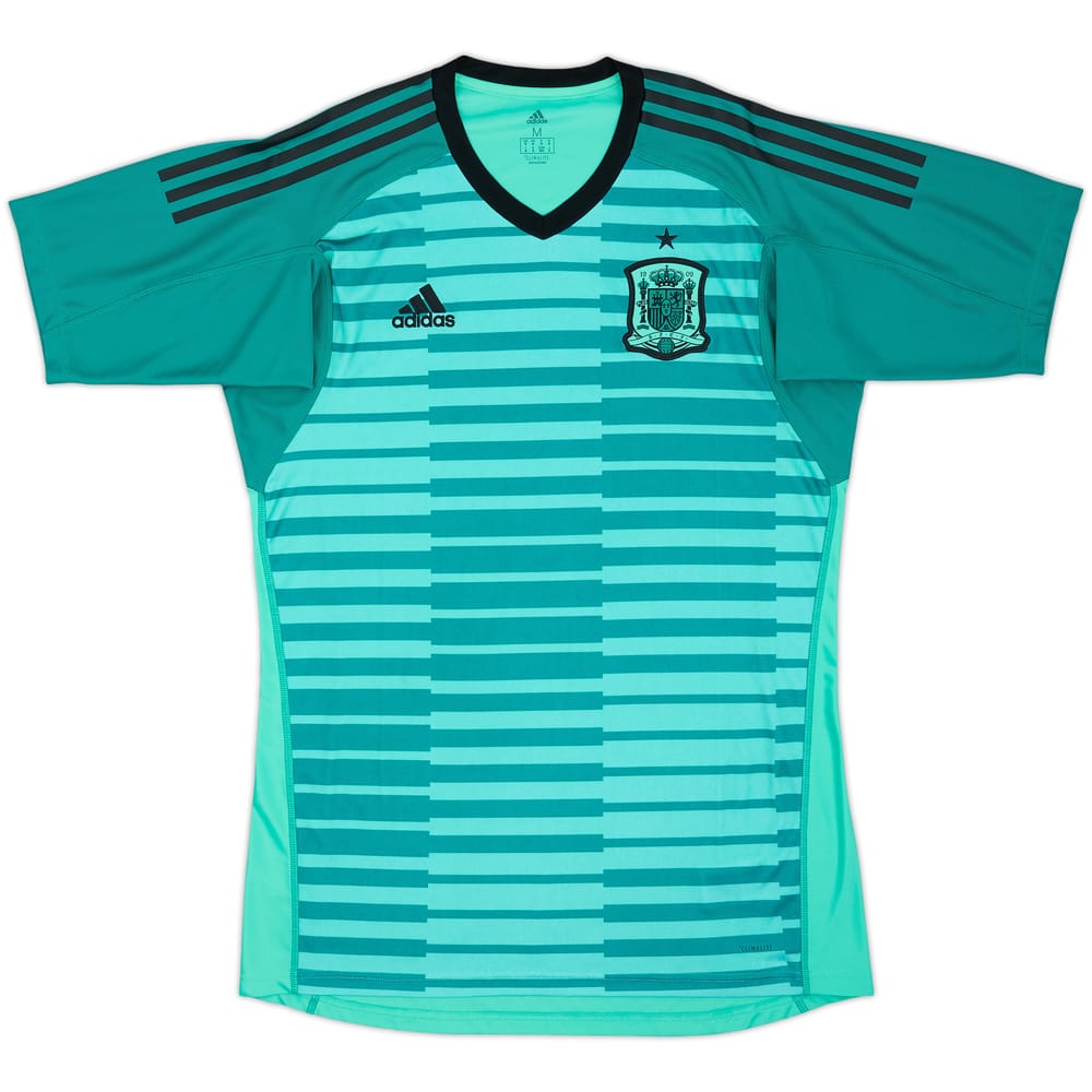 Camiseta de portero S/S de España 2018-19 - 10/10 - (M)