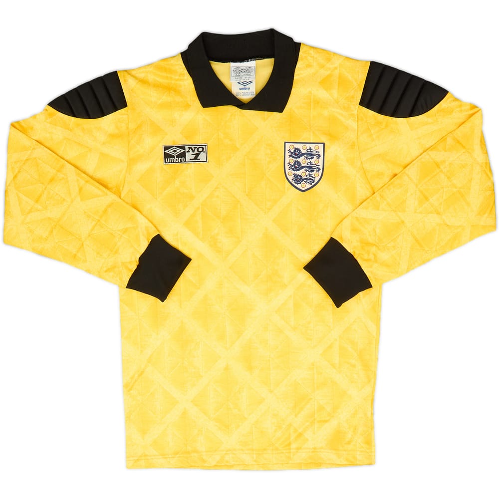 1990-92 England GK Shirt #1 (Shilton) - 9/10 - (S)