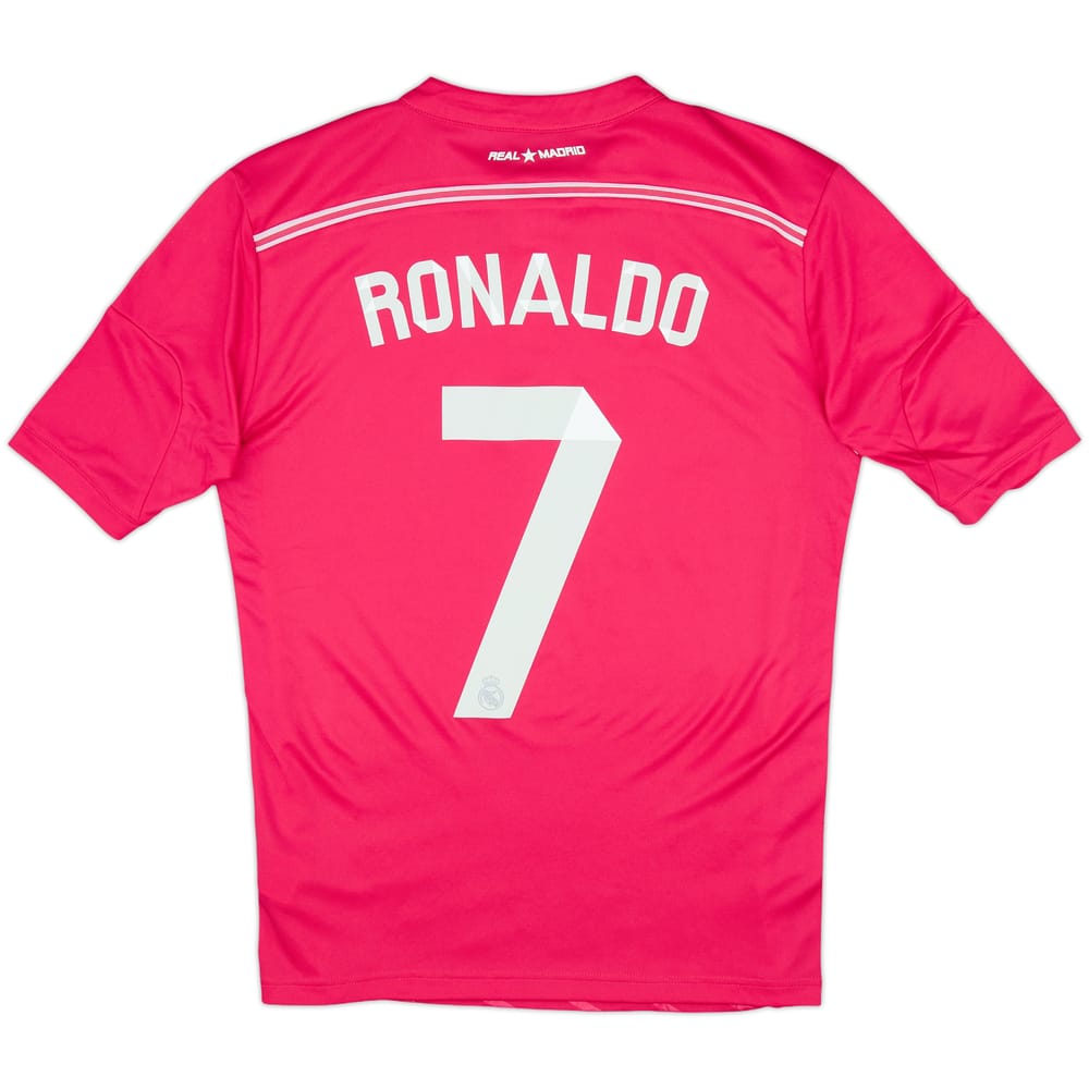 Camiseta de visitante del Real Madrid 2014-15 Ronaldo #7 (XL.Niños)