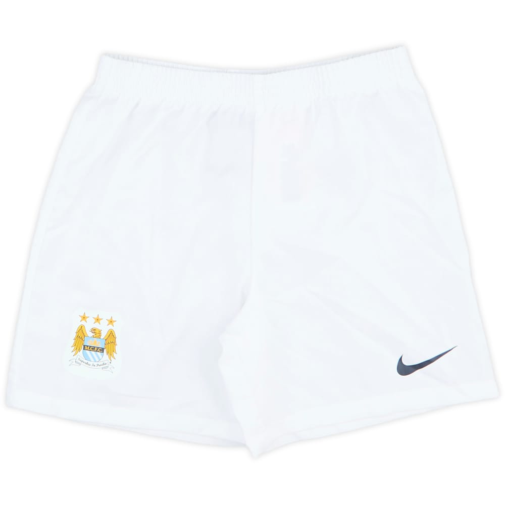 2013-14 Manchester City Home Shorts - 10/10 - (5-6 Years)