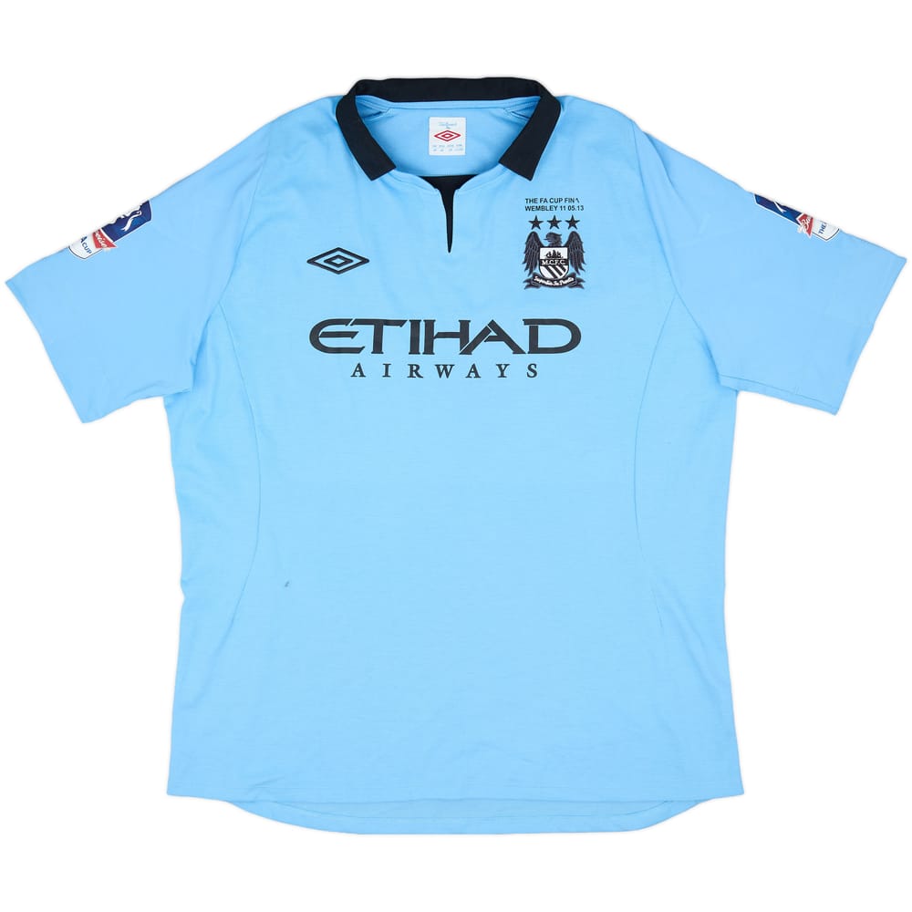 2012-13 Manchester City 'FA Cup Final' Home Shirt - 8/10 - (XL)