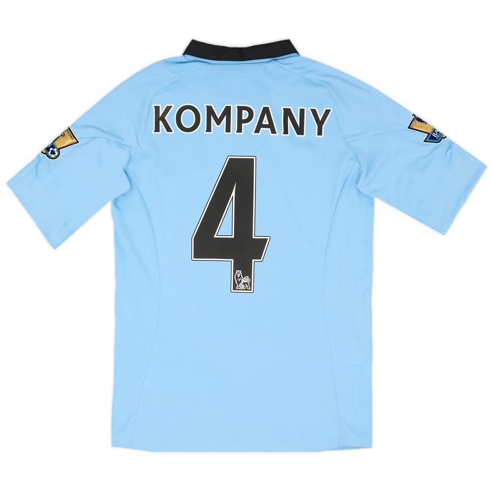 2012-13 Manchester City Home Shirt Kompany #4 - 8/10 - (XS)
