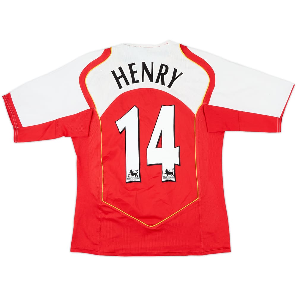 2004-05 Arsenal Home Shirt Henry #14 - 6/10 - (M)