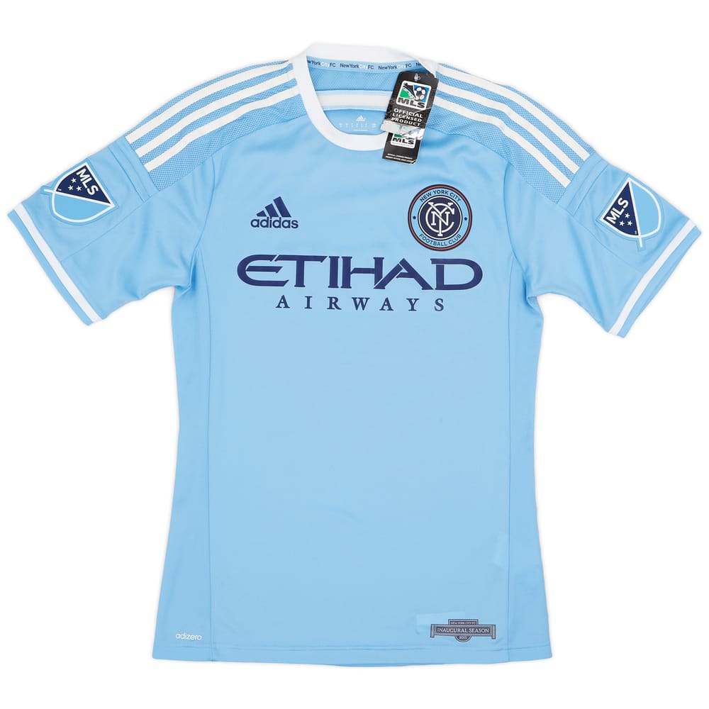 2014-15 New York City Authentic Home Shirt (S)