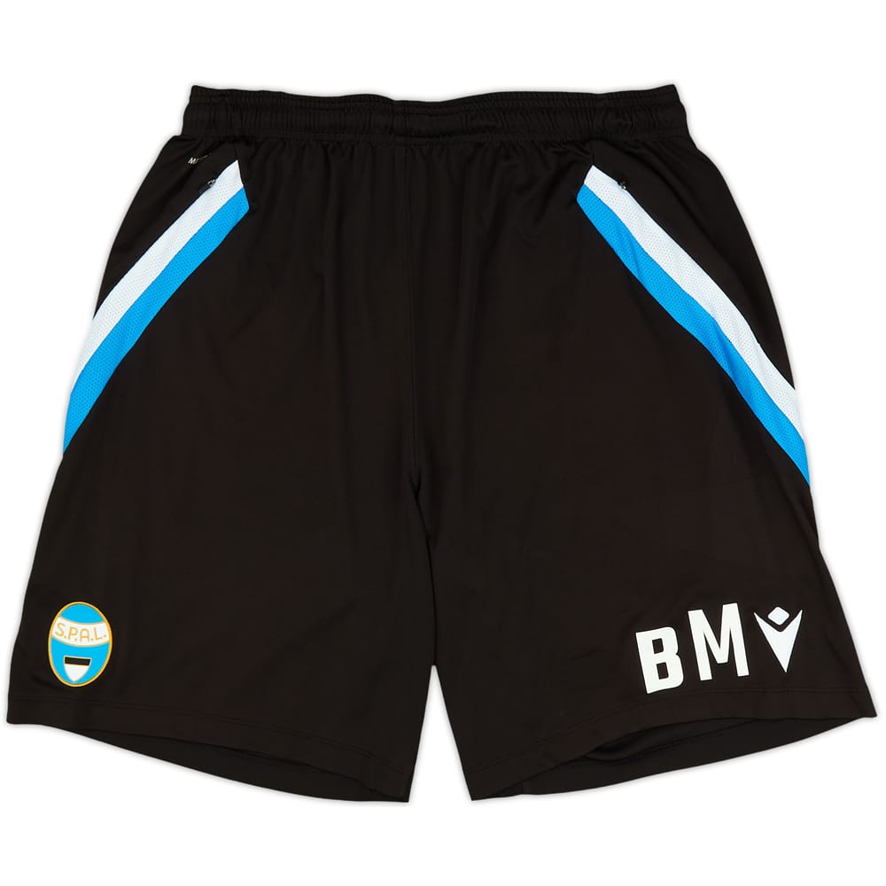 2022-23 Spal Staff Issue Macron Training Shorts 'BM' - 10/10 - (XL)