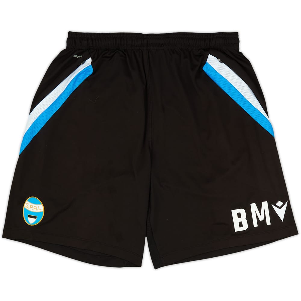 Pantalones cortos de entrenamiento Macron edición para personal del SPAL 2022-23 'BM' - 8/10 - (XL)