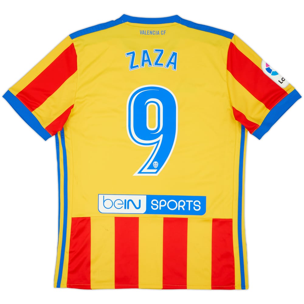 2017-18 Valencia Away Shirt Zaza #9 - 7/10 - (M)