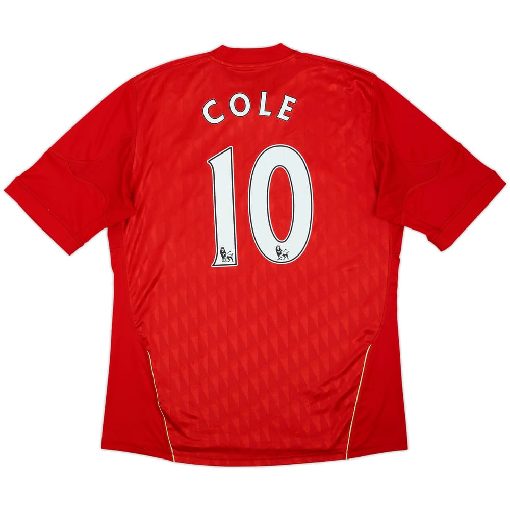 2010-12 Liverpool Home Shirt Cole #10 - 6/10 - (L)