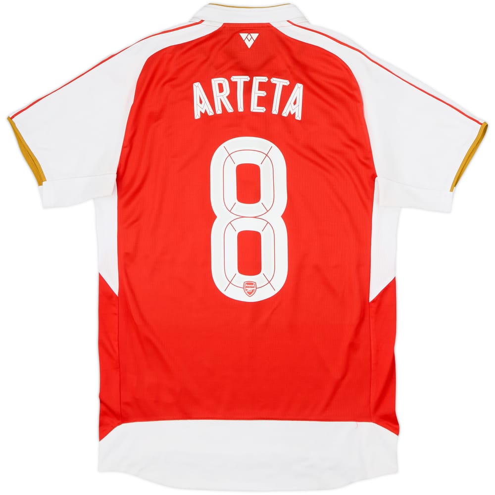 2015-16 Arsenal Camiseta Local Arteta #8 - 8/10 - (M)