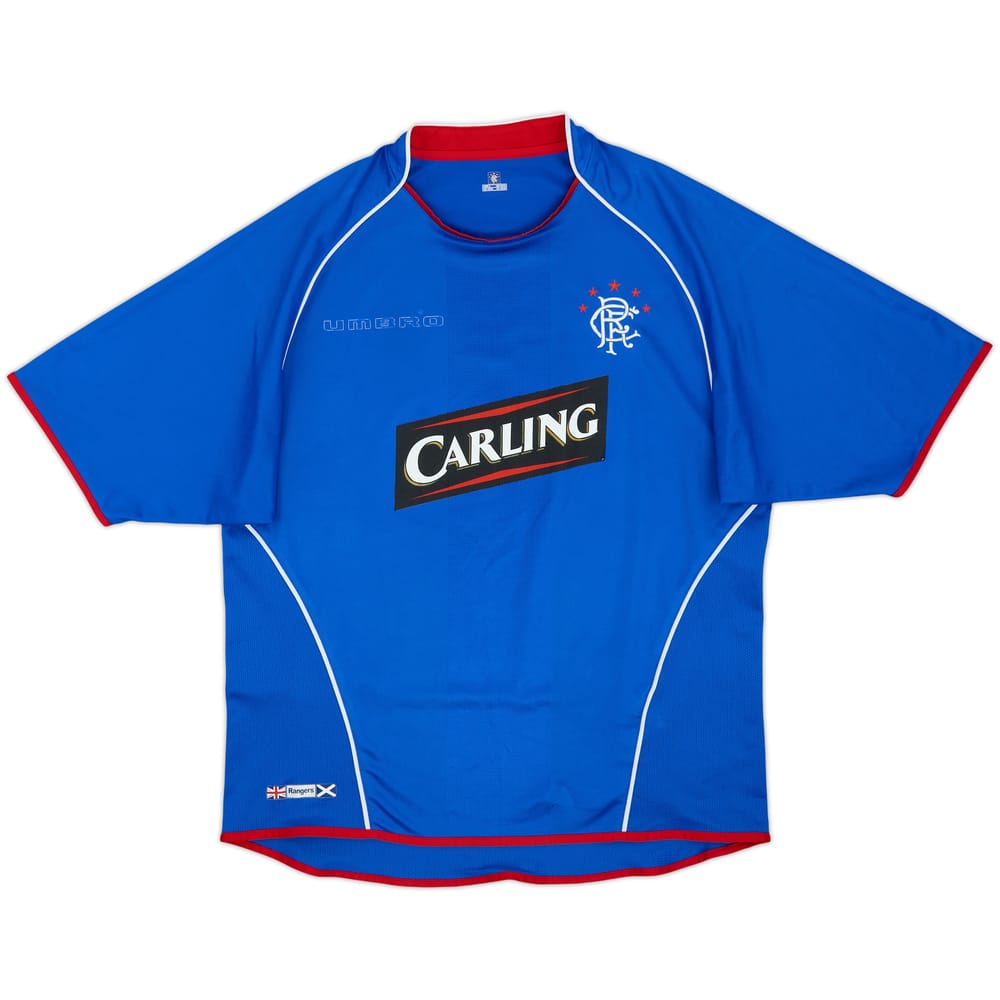 2005-06 Rangers Home Shirt - 4/10 - (L)