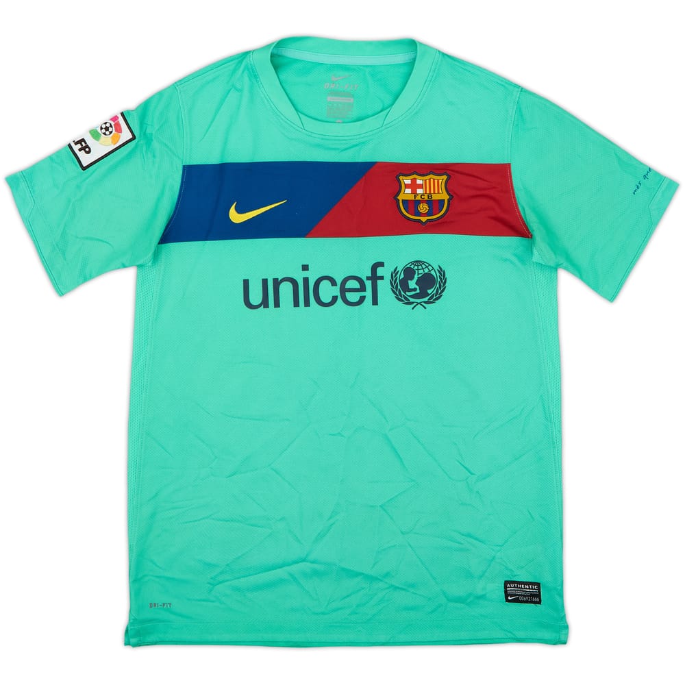 2010-11 Barcelona Away Shirt - 8/10 - (L.Boys)