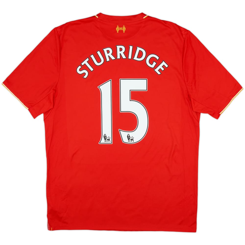 2015-16 Liverpool Home Shirt Sturridge #15 - 7/10 - (L)