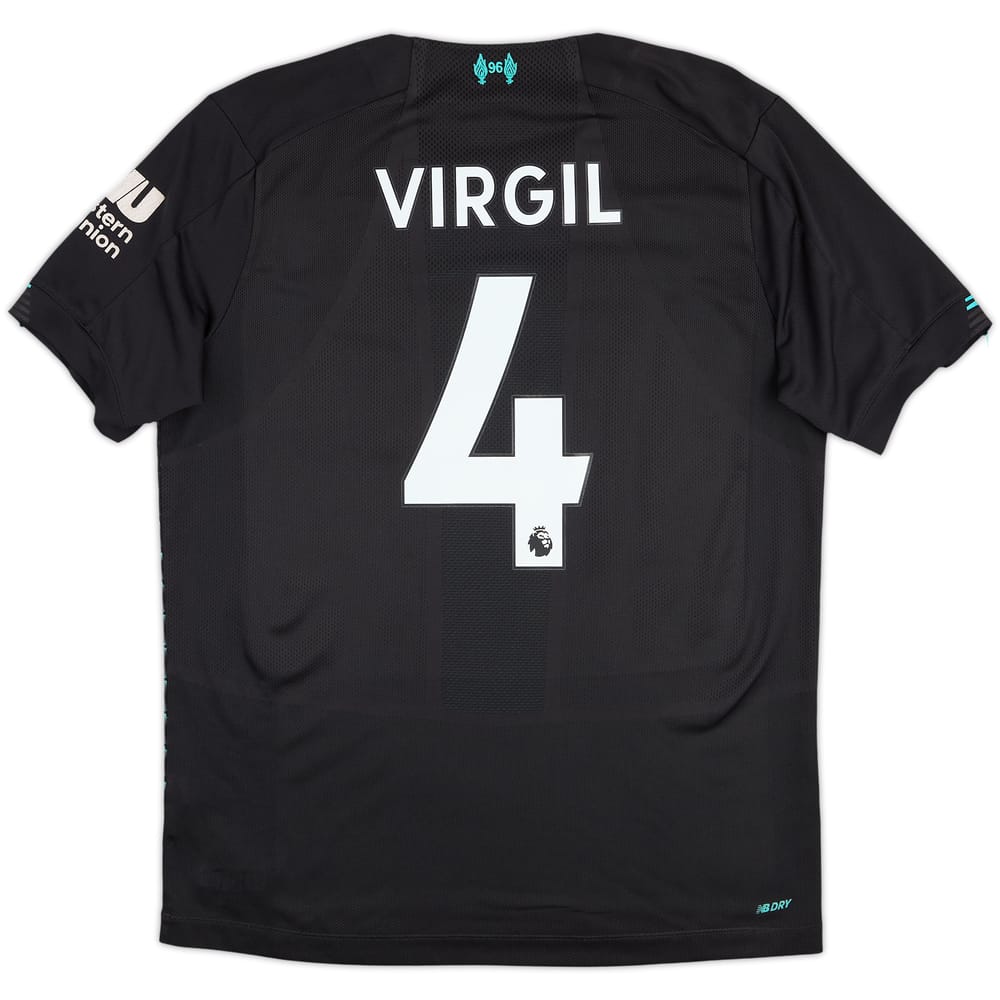 2019-20 Liverpool Third Shirt Virgil #4 - 7/10 - (M)